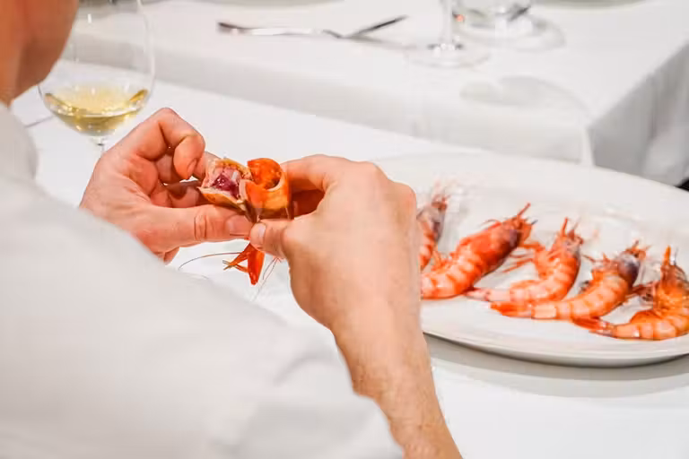 Ruta de la gamba roja, lugares donde chuparse los dedos está bien visto