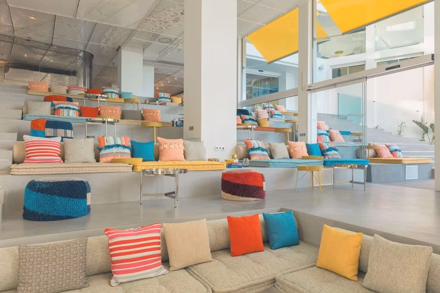 sala del hotel W Ibiza