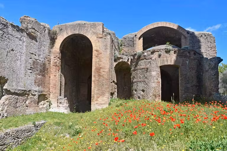 ruinas romanas en Villa Adriana