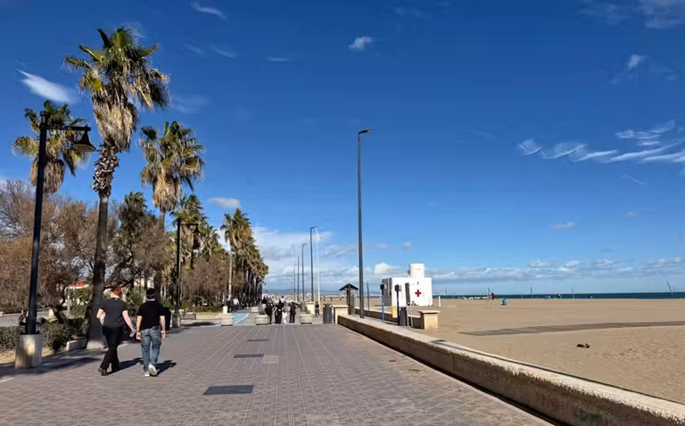 Paseo marítimo del barrio de El Cabanyal. © Susana García