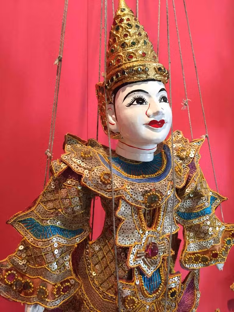 Títere del Museo del Títere en Cádiz capital.