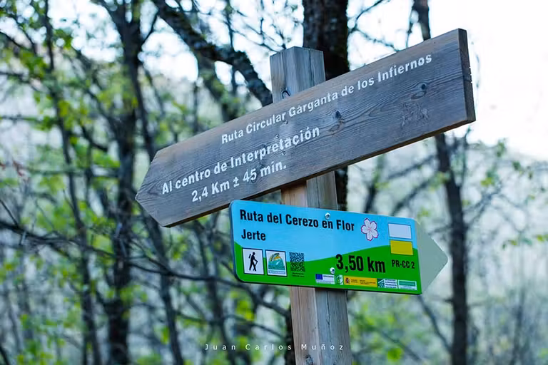 Ruta del Cerezo en Flor y de la Garganta de los Infiernos, en el Valle del Jerte