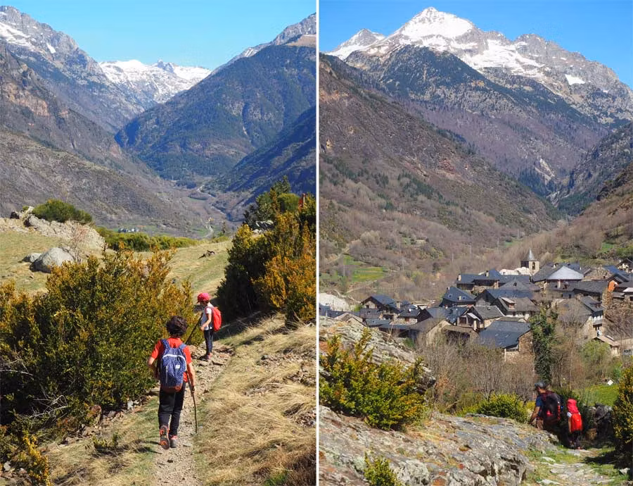 Ruta con niños entre Durro y Boi.