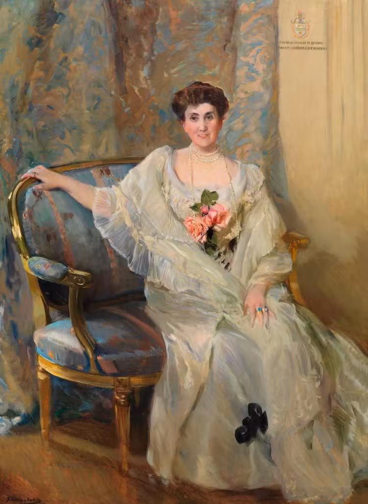 maria de Los Angeles de beruete y moret pintado por sorolla
