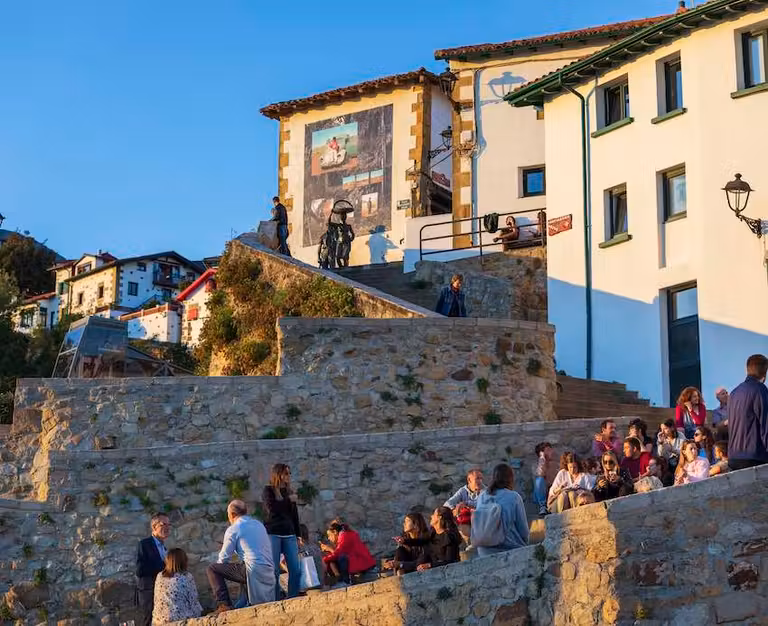Animado ambiente de Puerto Viejo.