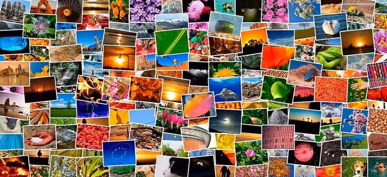 collage de fotos de viaje