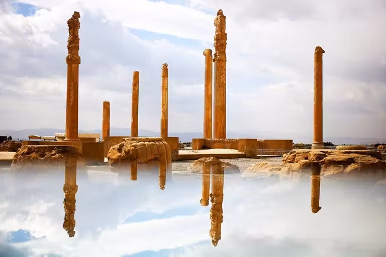 Ruinas de Persépolis, en Irán.