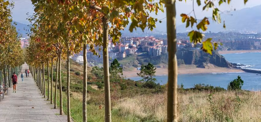 Panorámica de las playas desde La Galea.