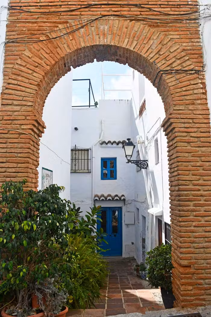 Uno de los adarves de Frigiliana.