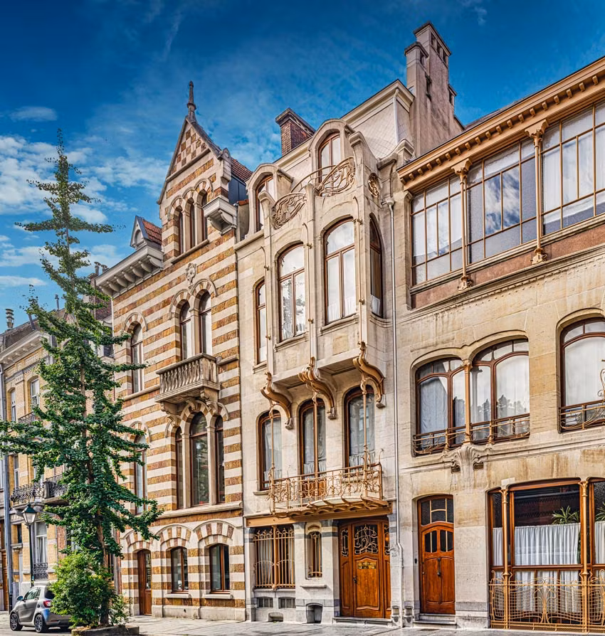 Fachada del Museo Horta, en Bruselas.
