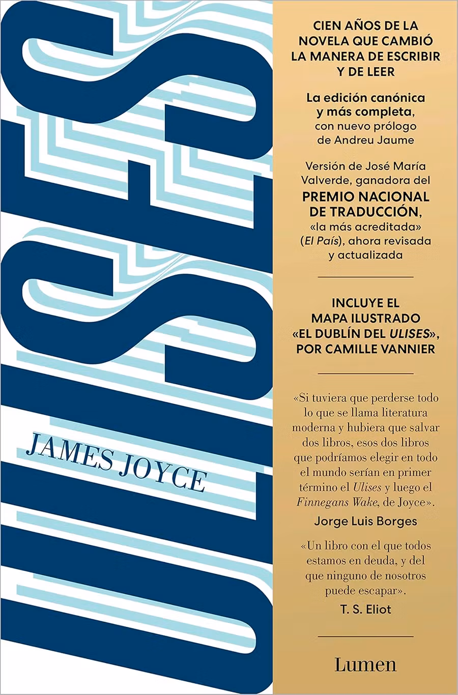 Bonita edición de ‘Ulises’ de Lumen publicada con motivo del centenario de la novela.