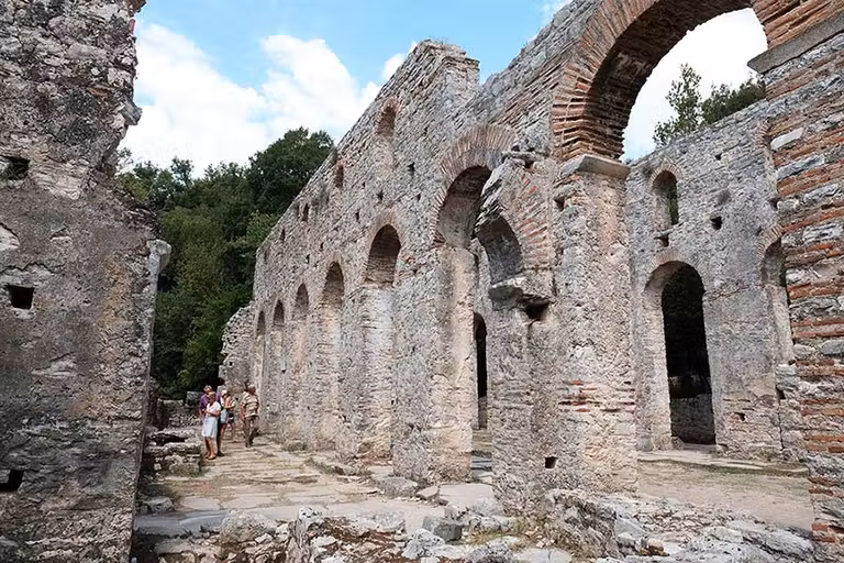 Gran Basílica de Butrinto (Albania).