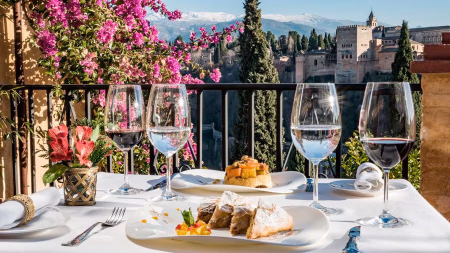 comida vistas alhambra