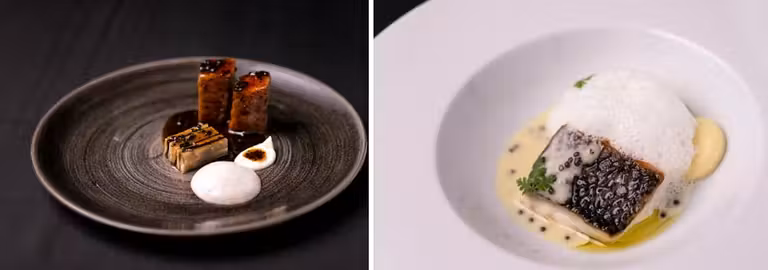 Wagyu lubina salvaje hotel palace