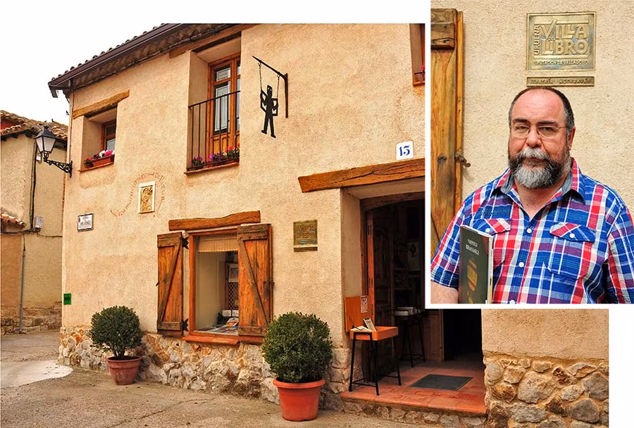 jesus martinez, libreria alcaravan, uruena, villa del libro, excursiones valladolid