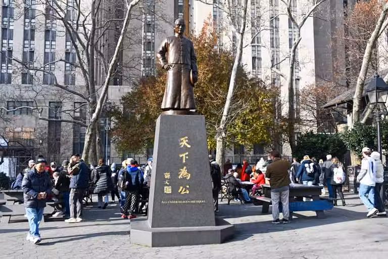 Columbus Park, en Chinatown.