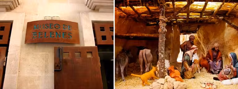 Fachada e interior del Museo de los Belenes, uno de los espacios que hay que ver en Alicante