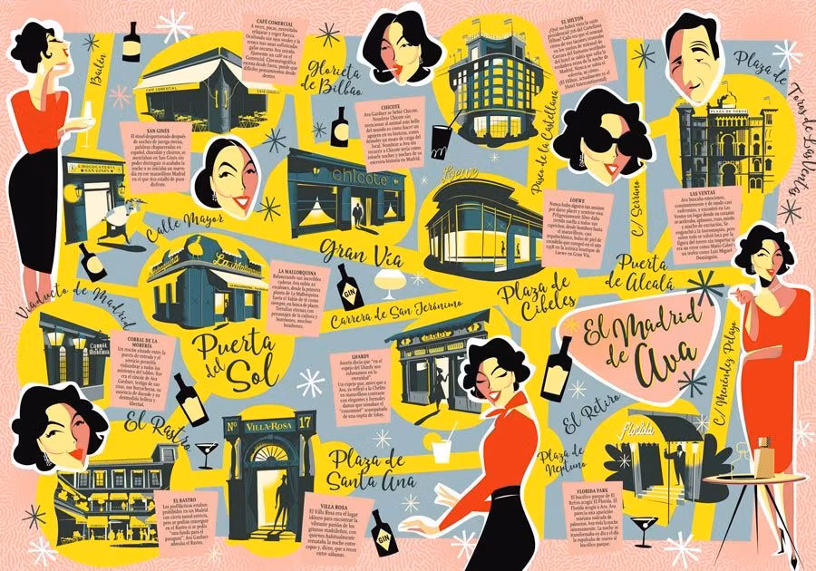 ruta ava gardner en Madrid