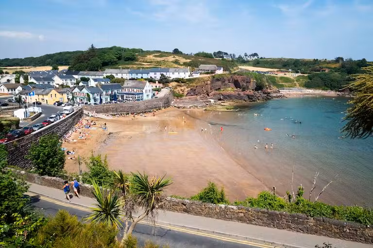 Playa de Dunmore East, Waterford.