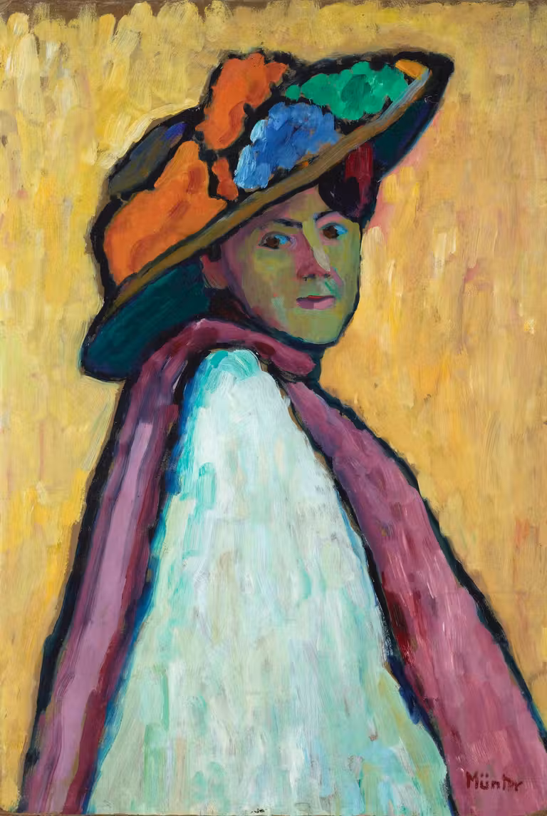 ‘Retrato de Marianne von Werefkin’, de Gabriele Münter, 1909. Städtische Galerie im Lenbachhaus und Kunstbau München, Fundación Gabriele Münter 1957 © VG Bild-Kunst, Bonn 2026