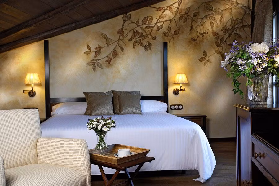 Habitación de hotel Los Ánades.