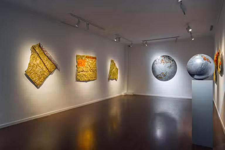 Sala de la exposición Un Nuevo Mundo.