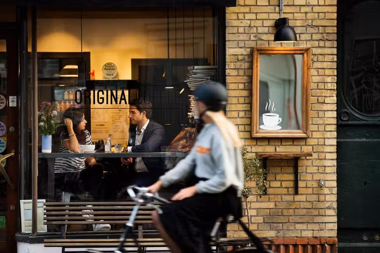 Fachada de Original Coffee en Copenhague