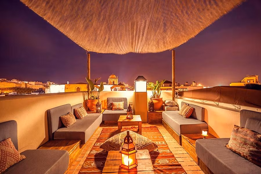 terraza de the riad tarifa