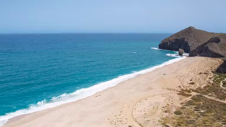 Playa de los Muertos, en el Parque Natural de Cabo de Gata-Níjar