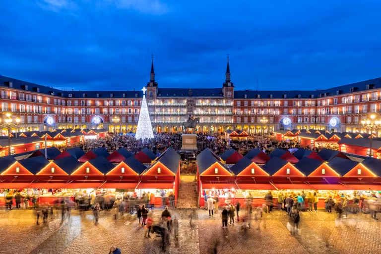 mercadillo navidad plaza mayor madrid