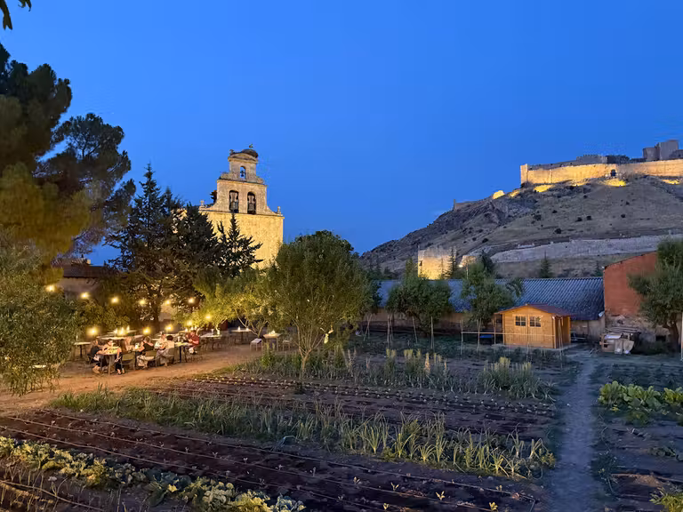 Cena en la Huerta Quitapesares.