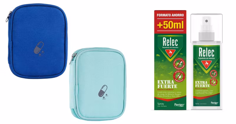 Botiquín para llenar con tus medicamentos y Relec Extra Fuerte