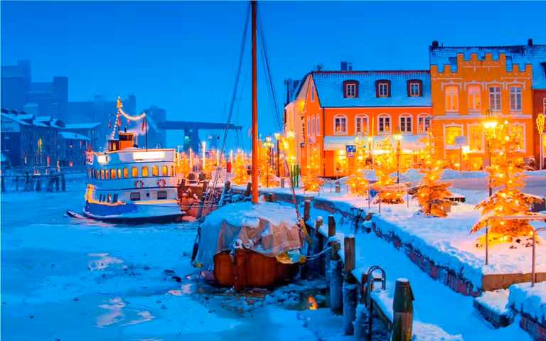 Invierno en el mar de Frisia