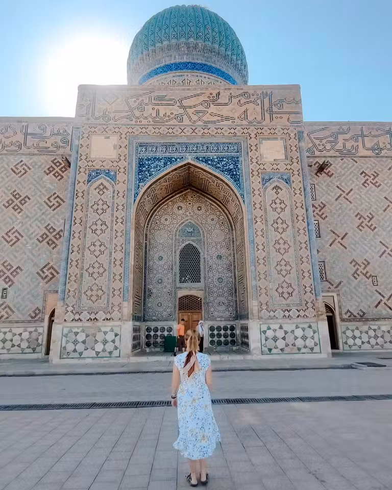 mausoleo de Khoja Ahmed Yasawi.