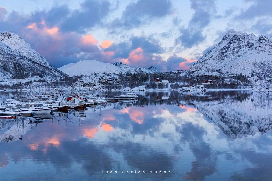 Extraordinarias luces de las islas Lofoten, en Noruega.