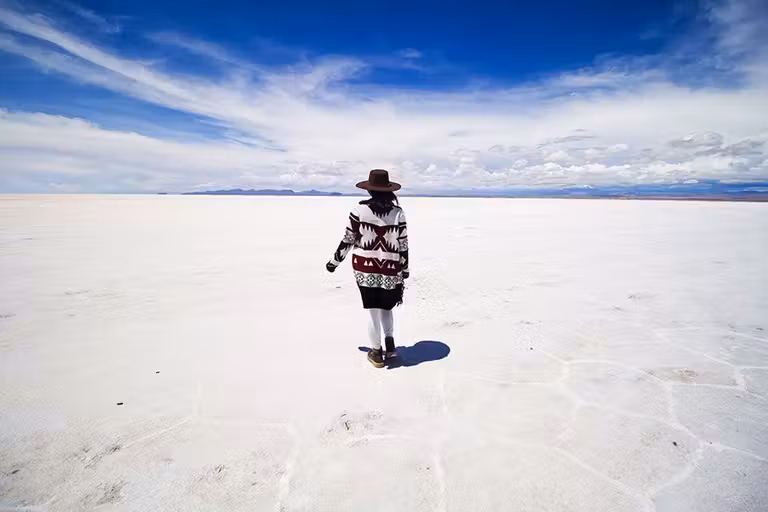 Un paseo en el desierto de sal más grande del mundo.