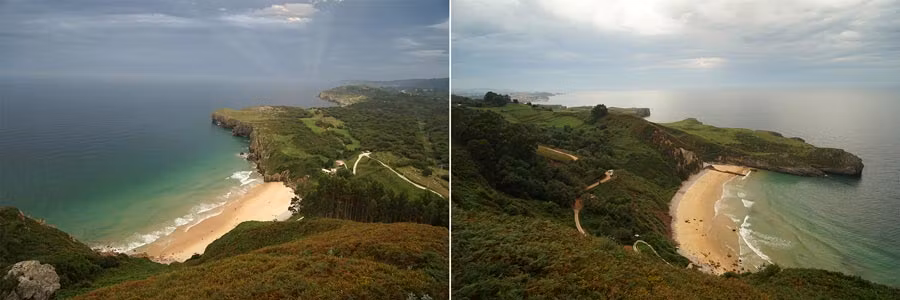 playas andrin y ballota asturias