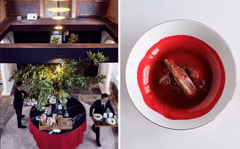 cenador de amos restaurante en Villaverde Pontones