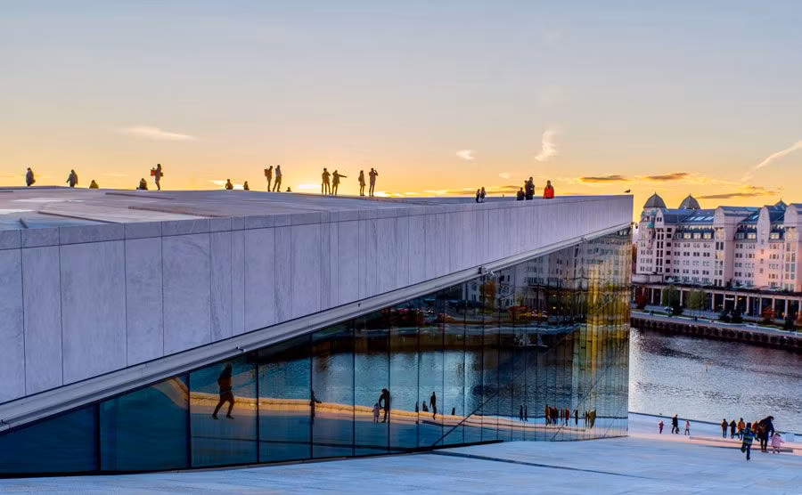 Opera House de Oslo.