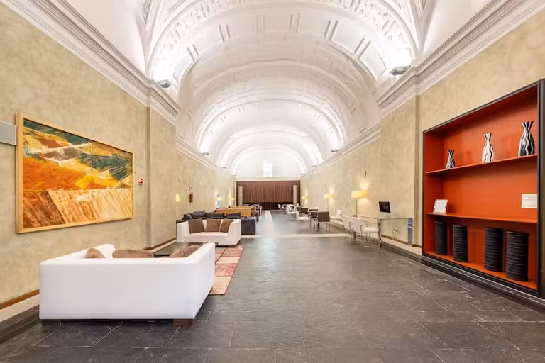 Recepción del hotel balneario Castilla Termal Olmedo.