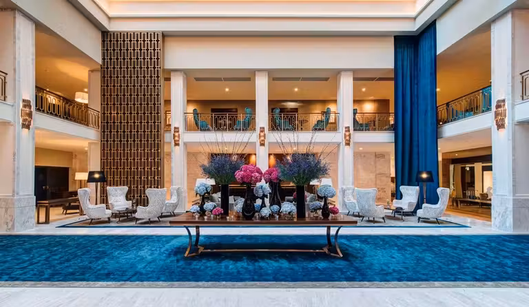 Lobby del hotel Tivoli Avenida Liberdade de Lisboa.