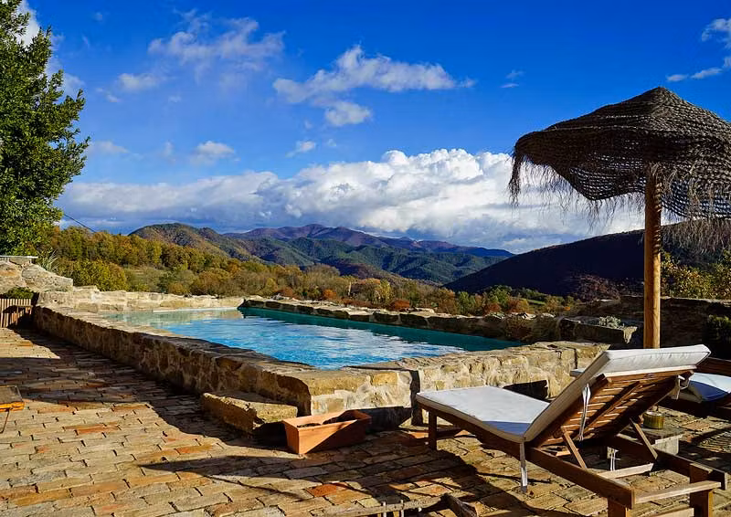 piscina de Mas el Mir en la Costa Brava
