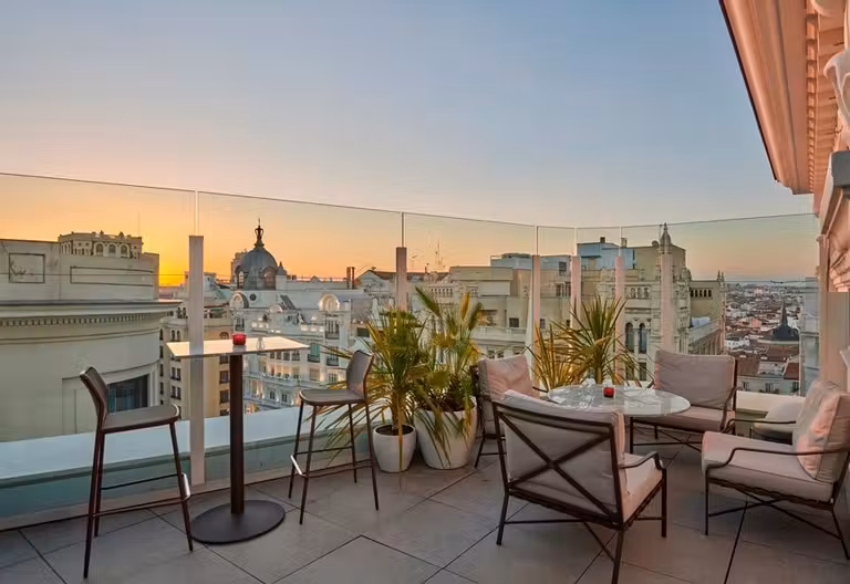 terrazas hotel, madrid con amigas