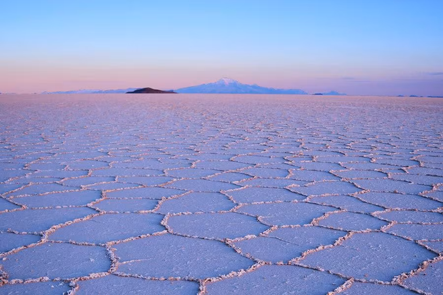 Salar de Uyuni, en Bolivia.