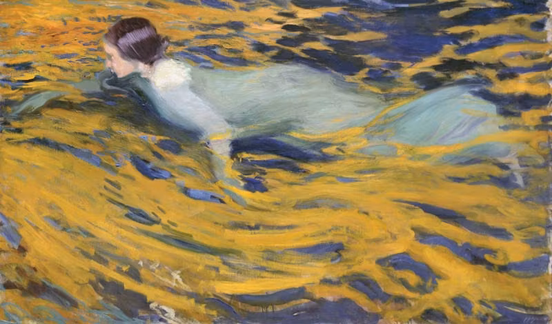 cuadro de Sorolla Nadadora, Jávea