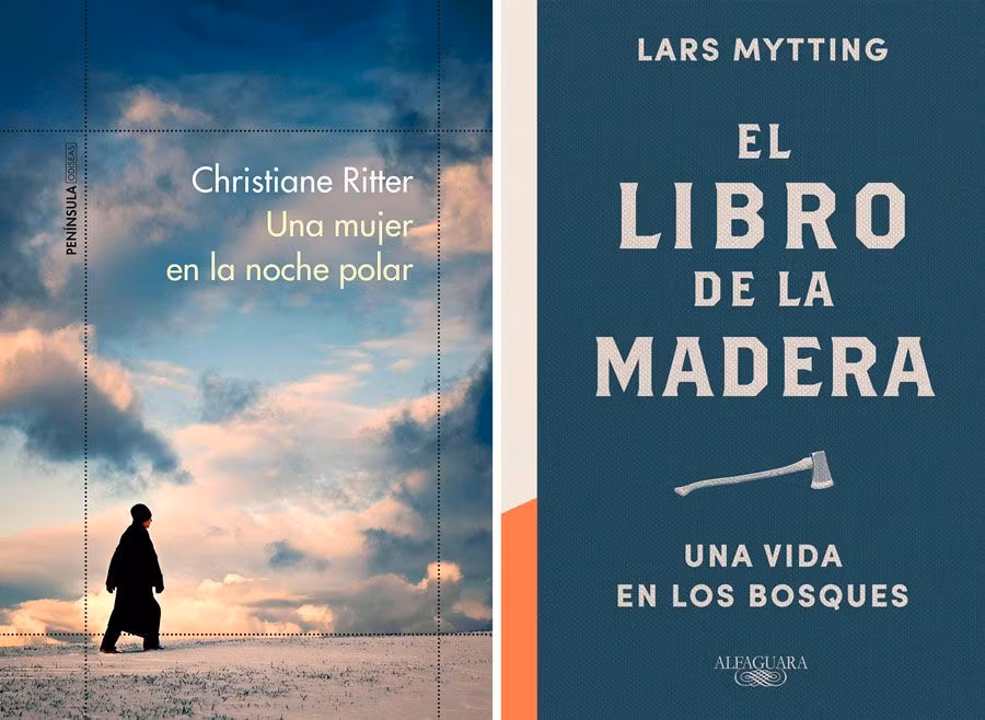 ‘Una mujer en la noche polar’ y ‘El libro de la madera’.