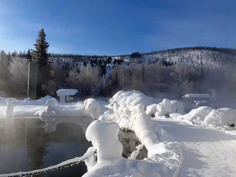 Paisaje nevado en Fairbanks. © Sania Jelic