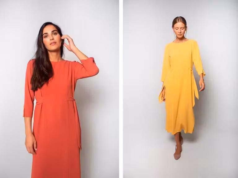 vestido abrazo de bimani