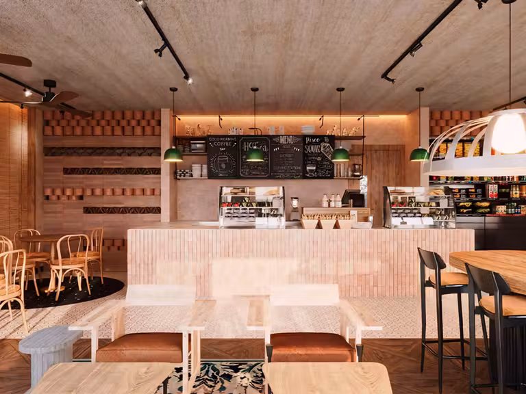 Snack Bar & Coffee Shop.