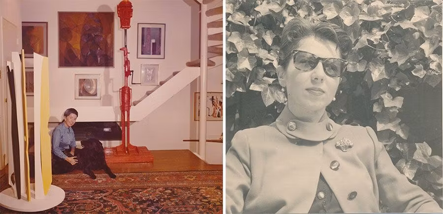 Fotos de archivo en París y en su casa de Washington.